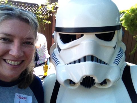 Sherry Hitch with Stormtrooper