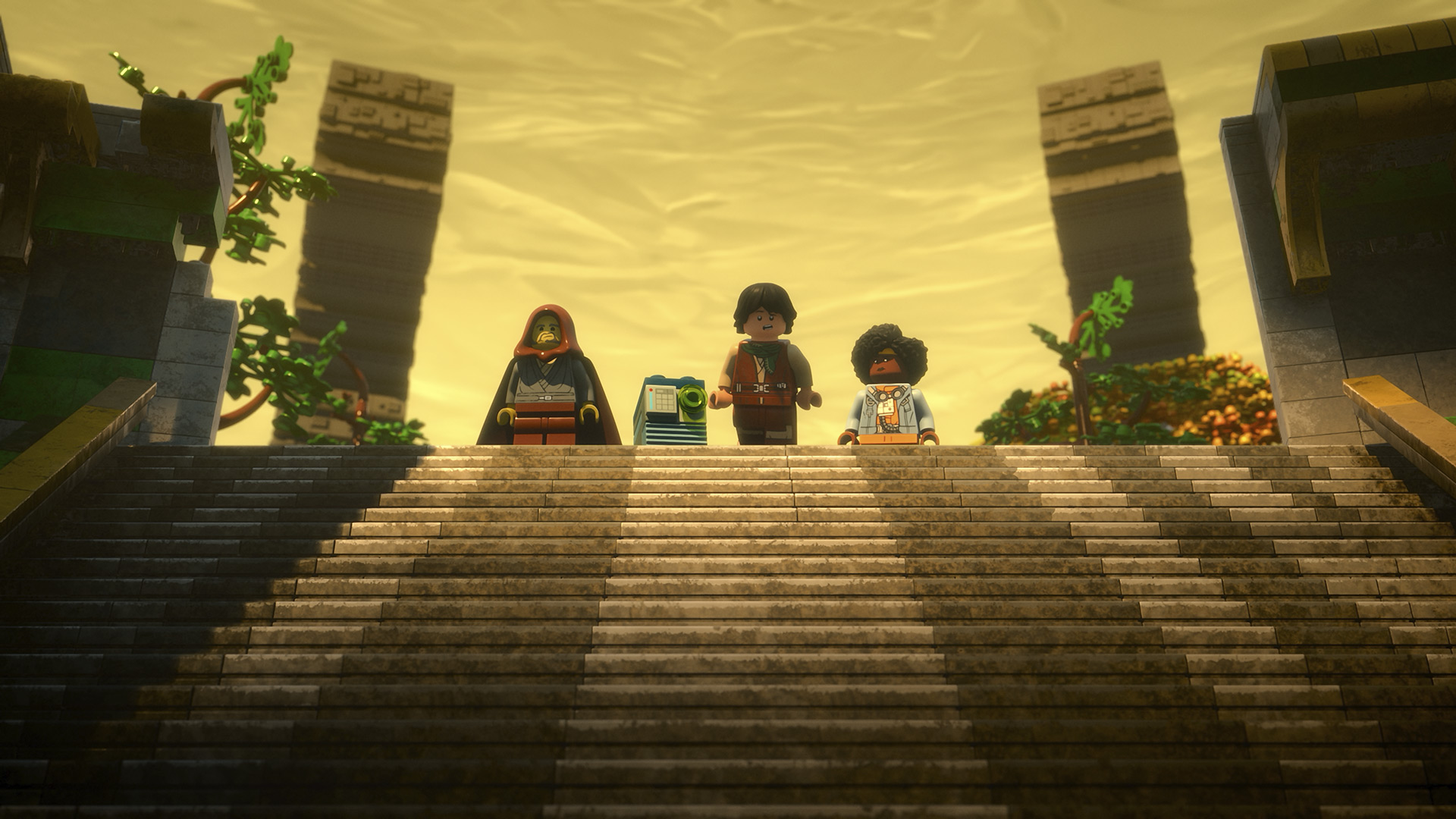 A scene from LEGO Star Wars: Rebuild the Galaxy, Pieces of the Past.