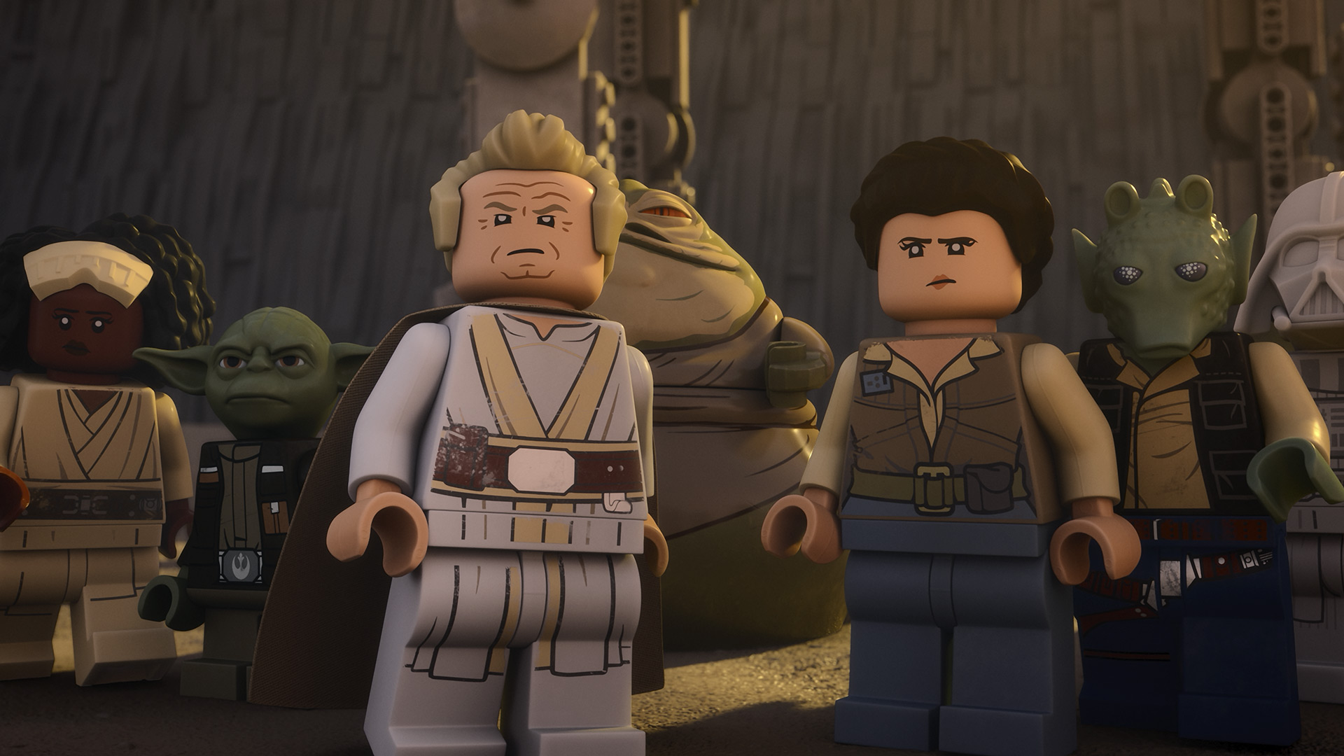 A scene from LEGO Star Wars: Rebuild the Galaxy, Pieces of the Past.