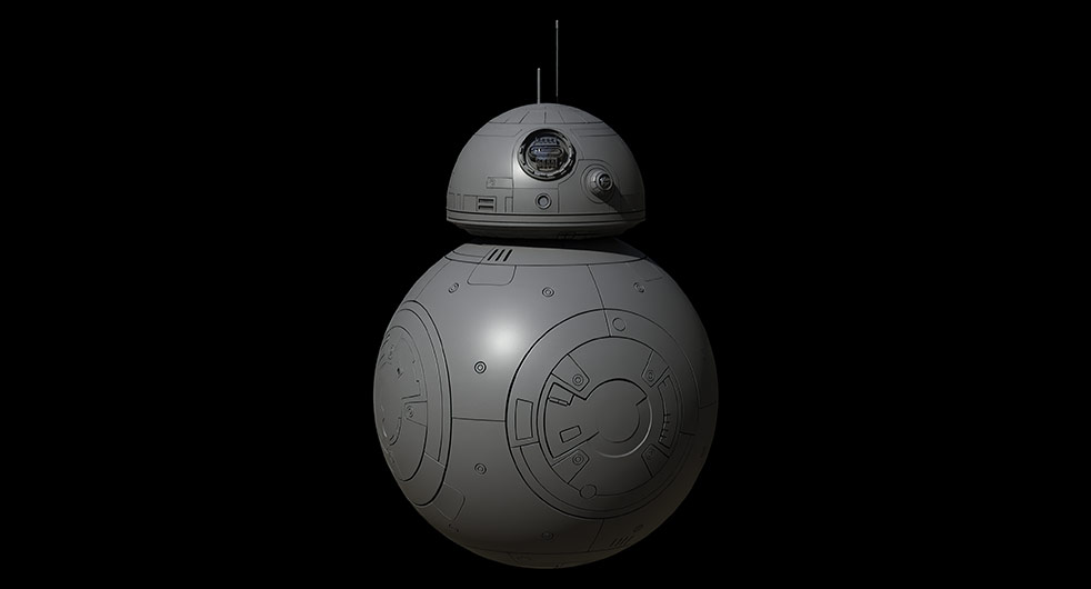 Modeling: 3D Modelers use geometry and computers to transform flat, two-dimensional objects like characters, creatures, and vehicles into three-dimensional models designed to live inside the story’s realized environment.