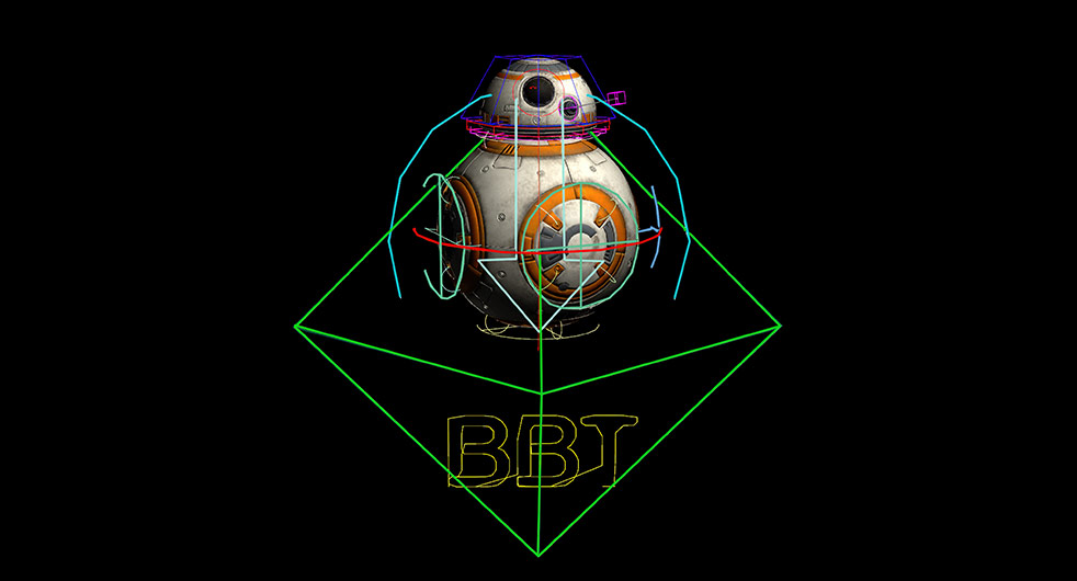 Rigging: Rigging is where 3D models meet motion — establishing an architecture of interconnected parts [“bones”] to collectively form a skeleton with a hierarchy of controls that work together to bring objects to life with movement.