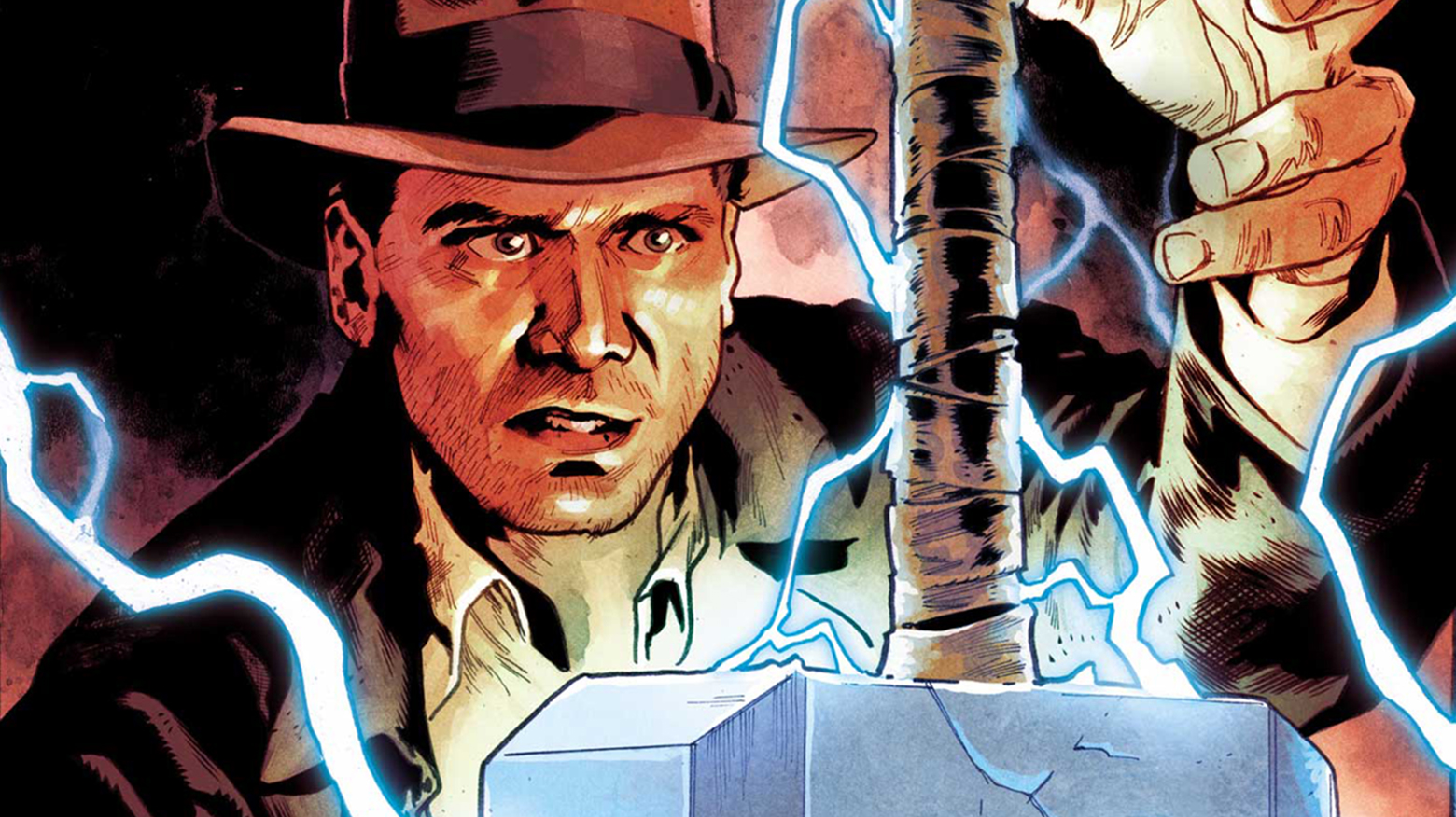 THOR #803 Indiana Jones Marvel Artifacts Variant Cover by Mahmud Asrar