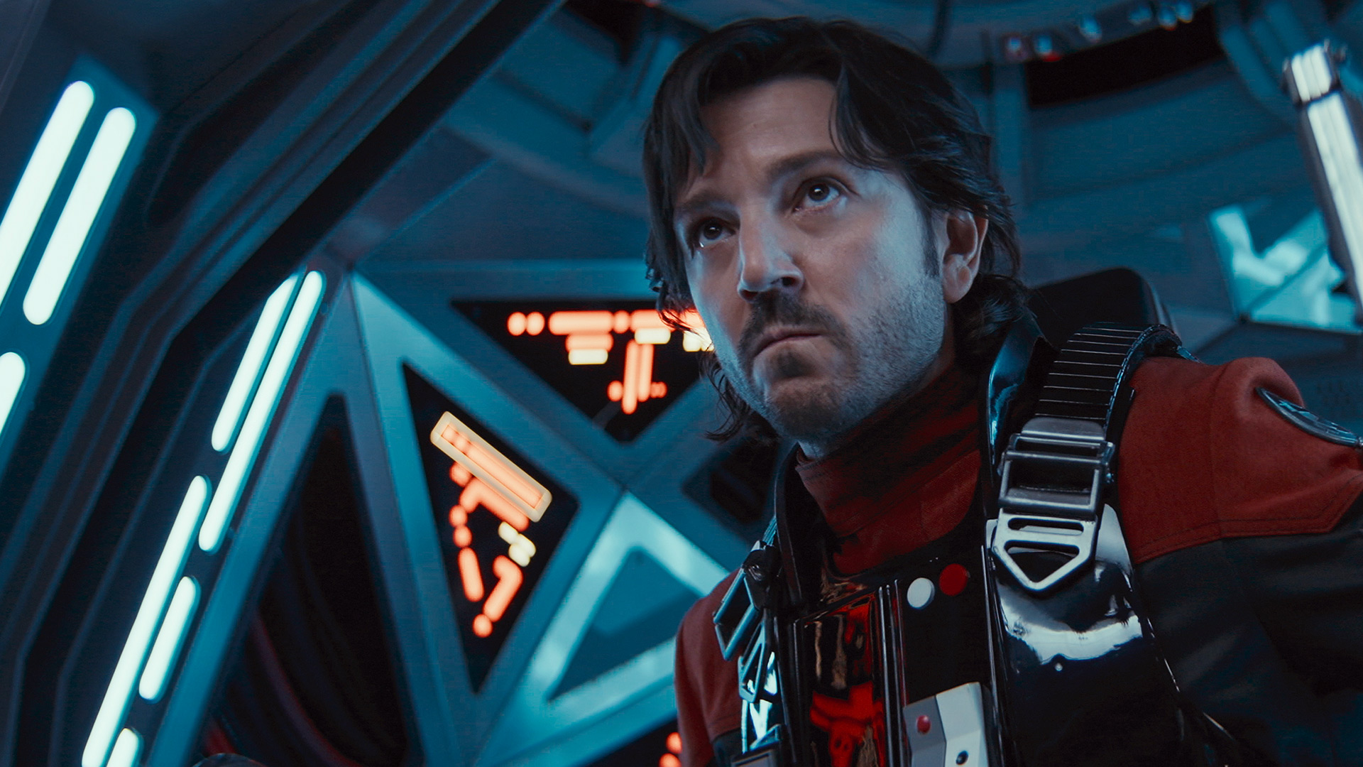 Cassian Andor in pilot gear