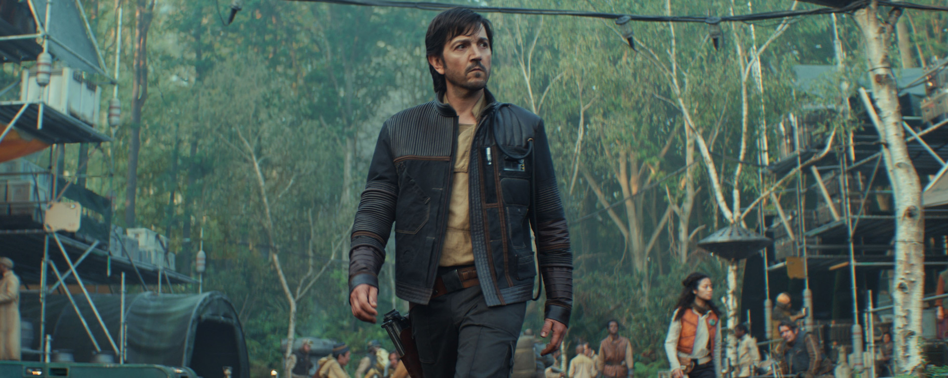 Cassian Andor on the Yavin rebel base