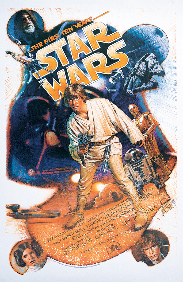 10th Anniversary poster by Drew Struzan, 1987.