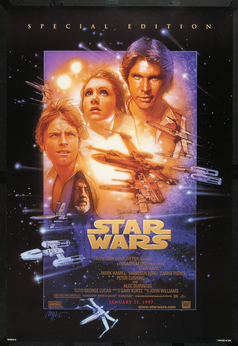 The Star Wars Special Edition poster artwork by Drew Struzan.
