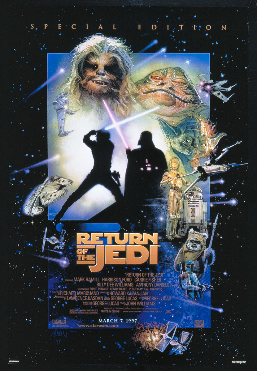 The Return of the Jedi Special Edition poster by Drew Struzan.