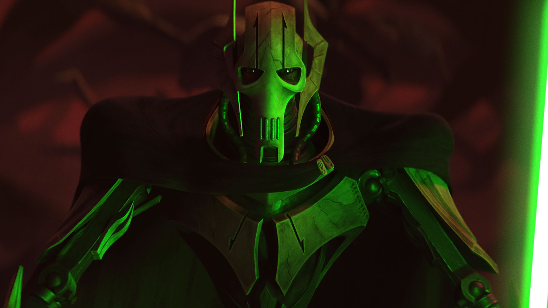 General Grievous as seen in Star Wars: Tales of the Empire.