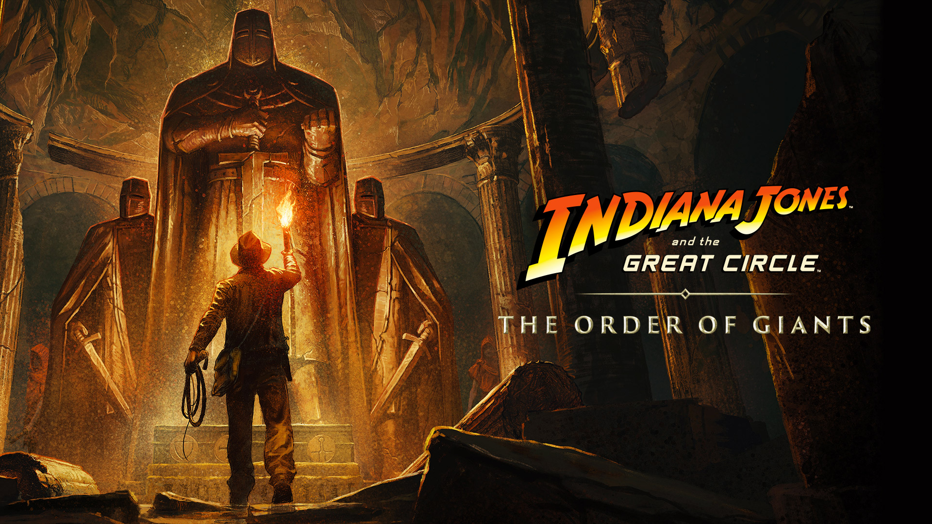 Indiana Jones and the Great Circle: The Order of Giants key art