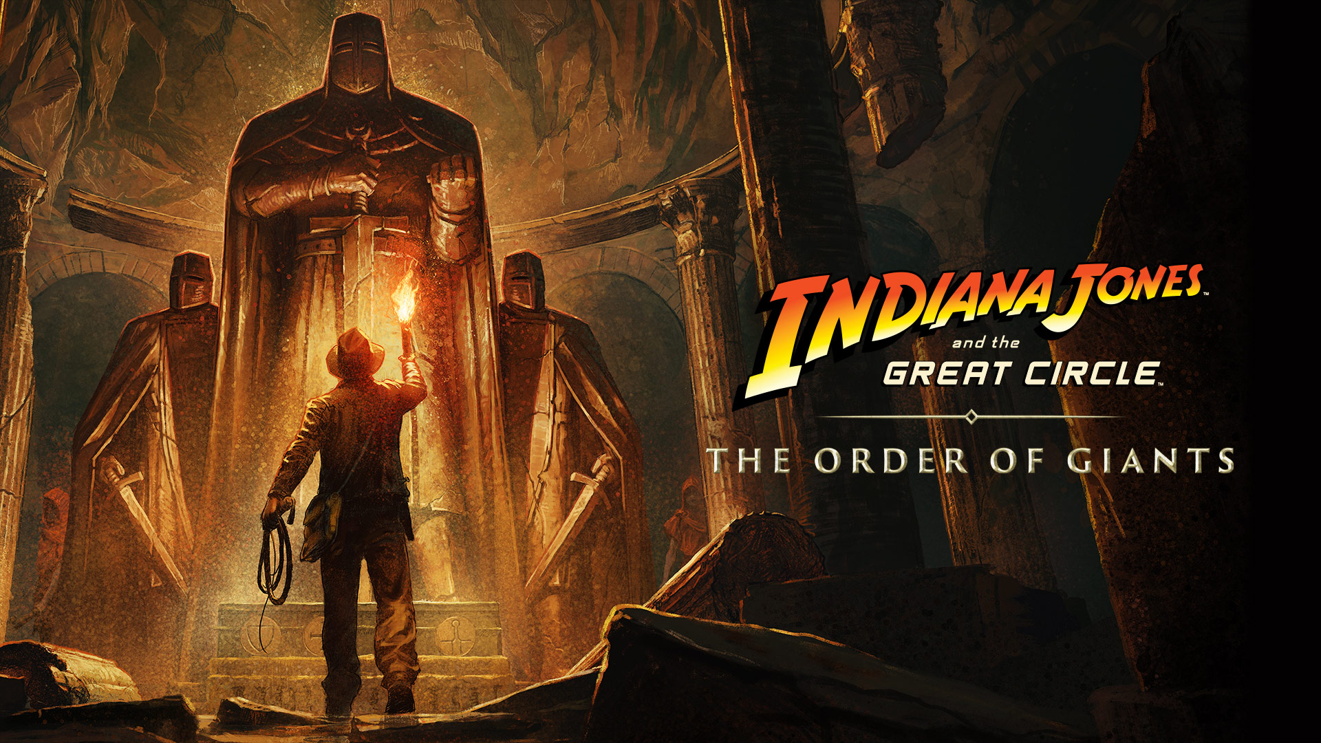 Indiana Jones and the Great Circle: The Order of Giants key art