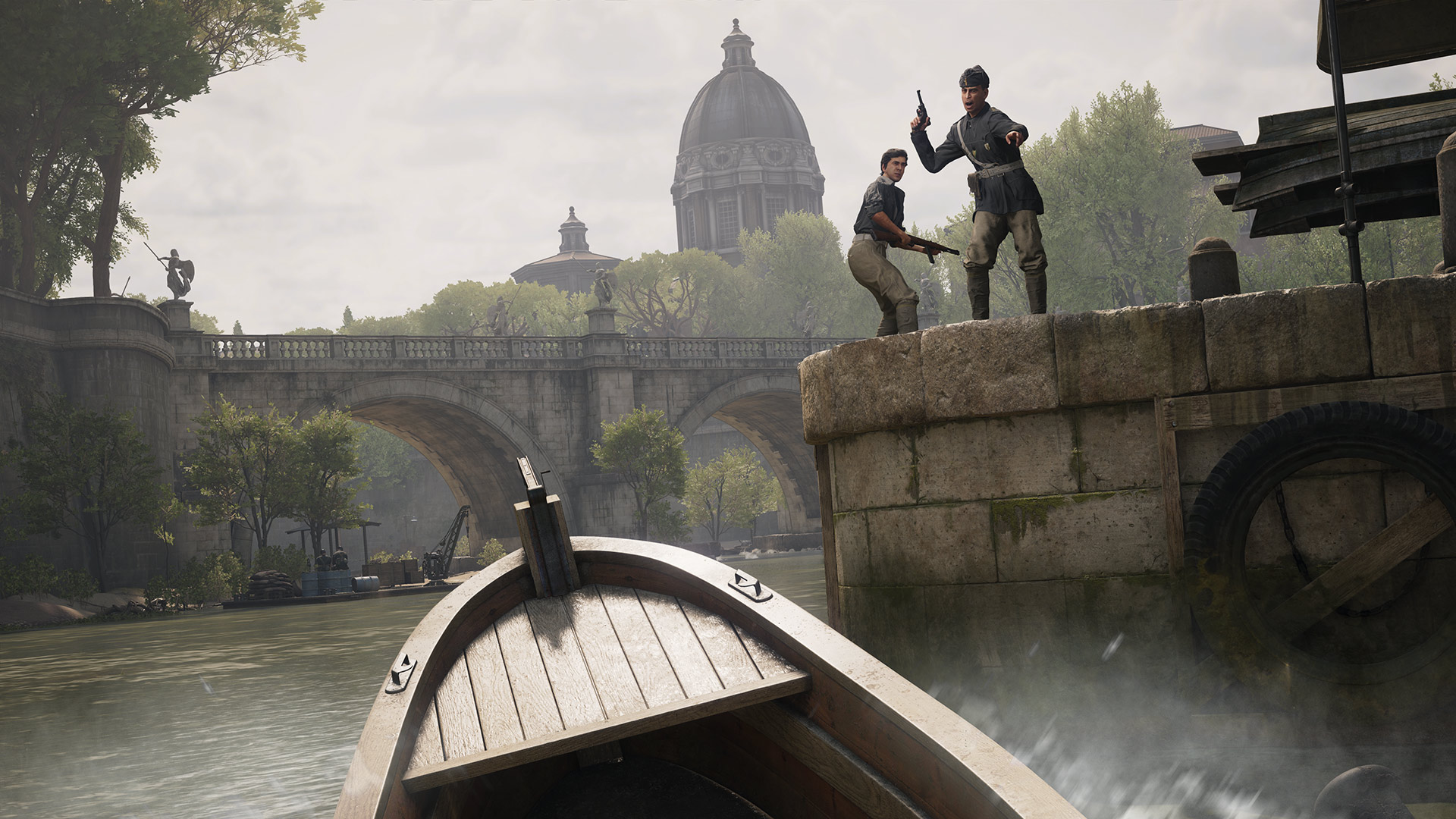 The canal in Indiana Jones and the Great Circle: The Order of Giants.