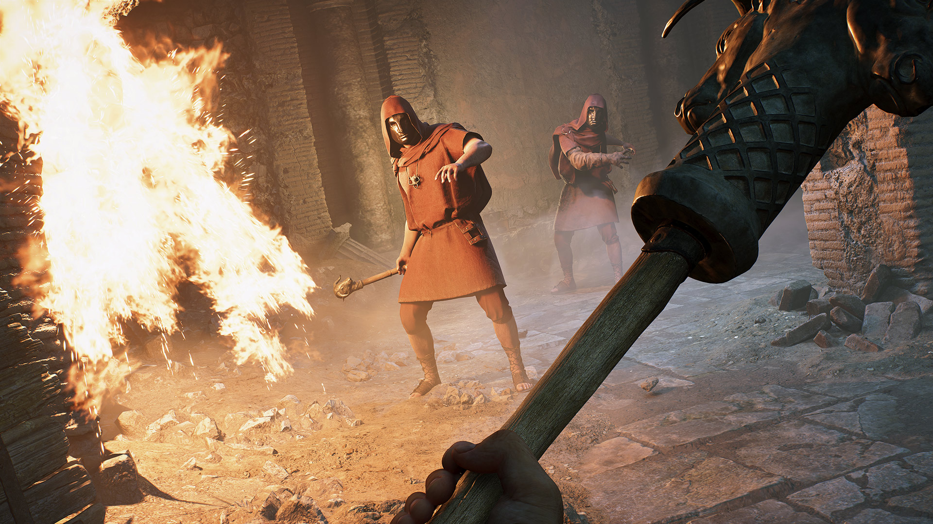 AN oil bomb fight in Indiana Jones and the Great Circle: The Order of Giants.