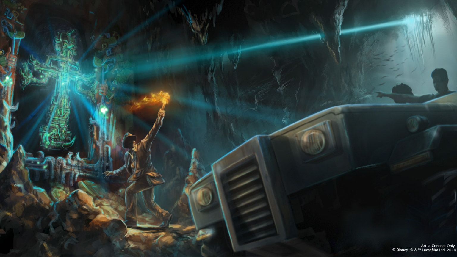 Indiana Jones and the Myth of the Jade Serpent concept art