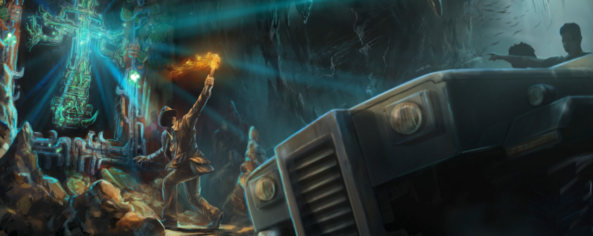 Indiana Jones and the Myth of the Jade Serpent concept art