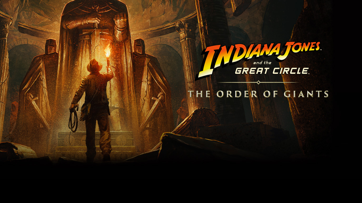Indiana Jones and the Great Circle: The Order of Giants key art