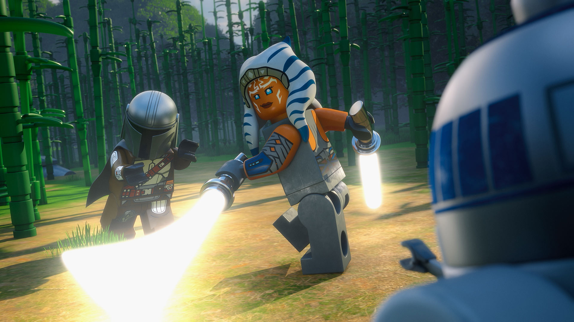 Ahsoka in LEGO Star Wars: The Mandalorian.