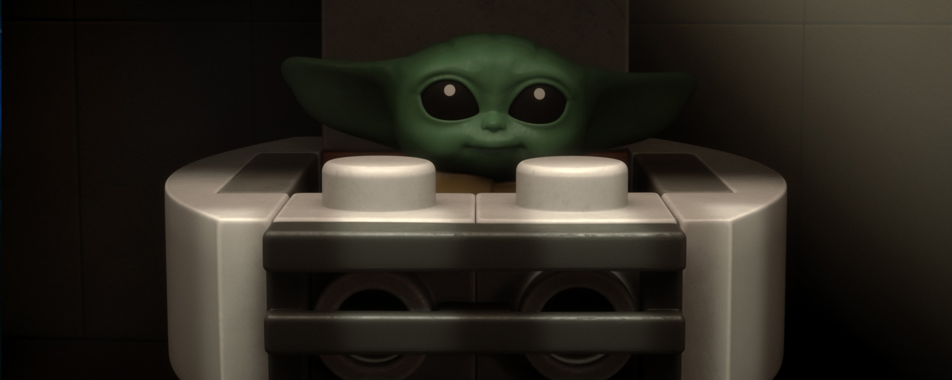 Grogu in LEGO Star Wars: The Mandalorian.