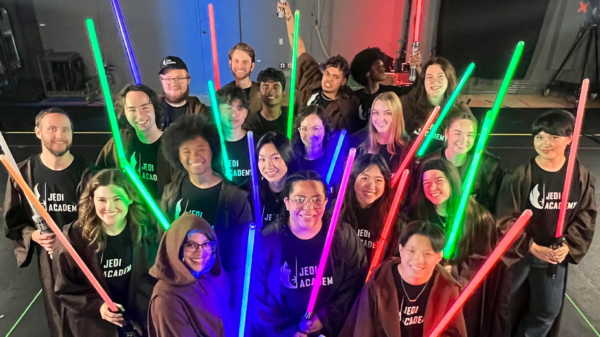 Members of the Lucasfilm Jedi Academy.