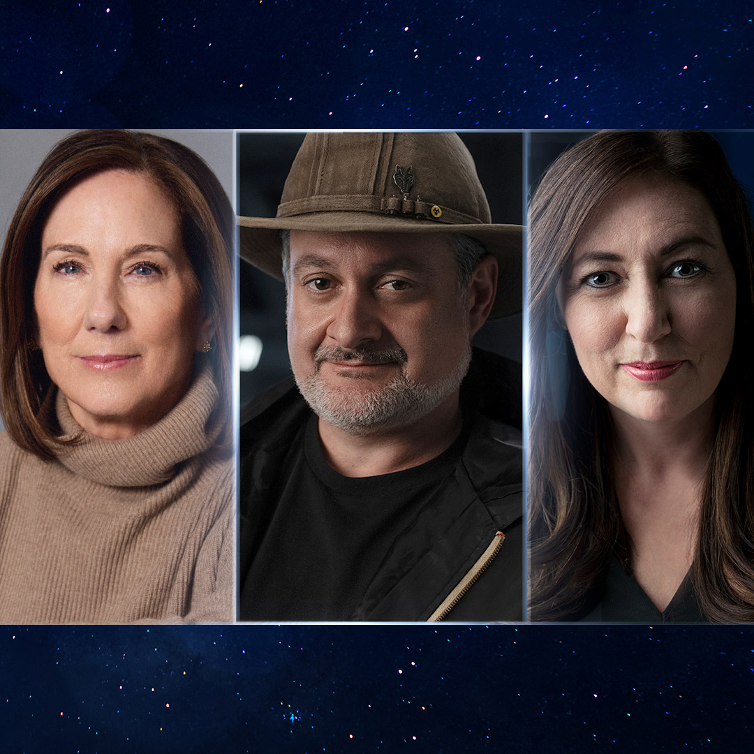 Kathleen Kennedy, Dave Filoni, and Lynwen Brennan