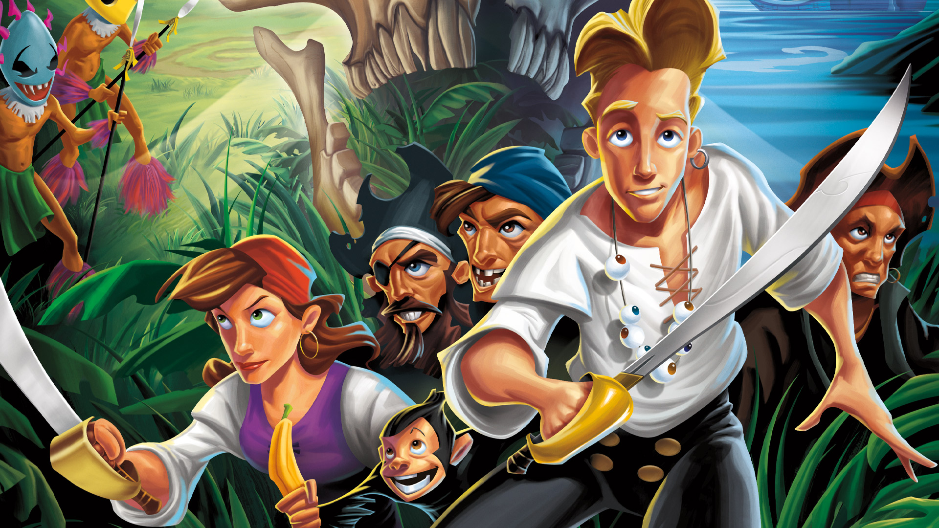 The Secret of Monkey Island key art