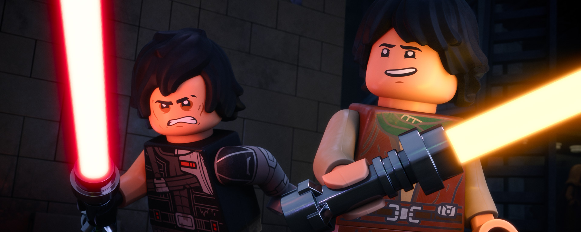 Dev and Sig in LEGO Star Wars: Rebuild the Galaxy, Pieces of the Past.