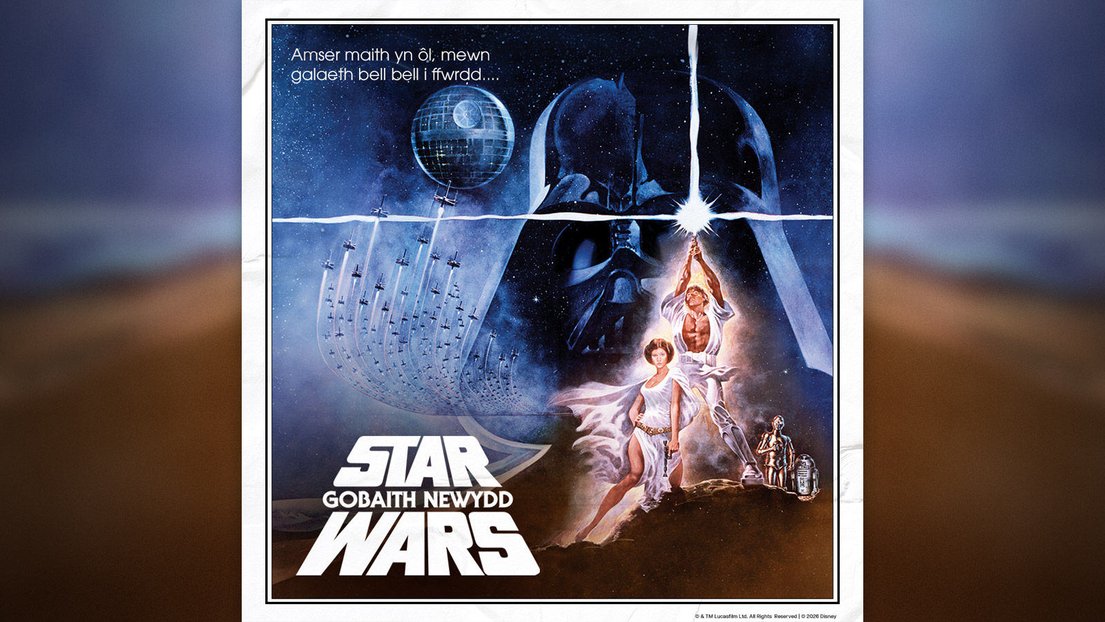 Star Wars: A New Hope Welsh poster