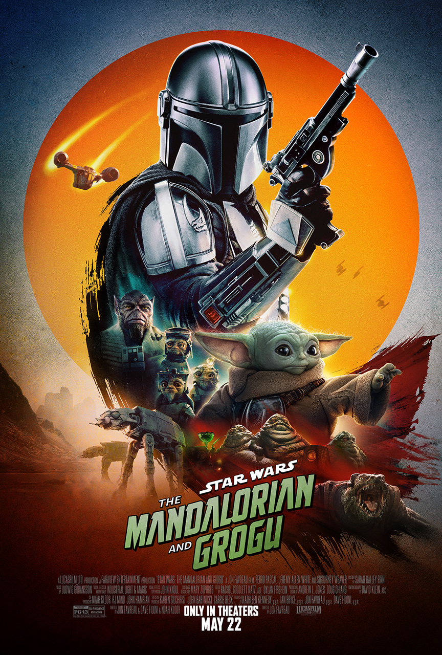 Star Wars: The Mandalorian and Grogu key art poster