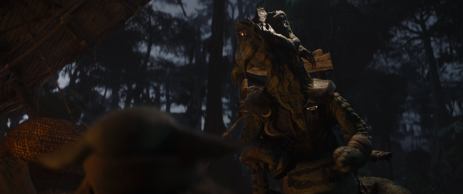 A scene from Star Wars: The Mandalorian and Grogu