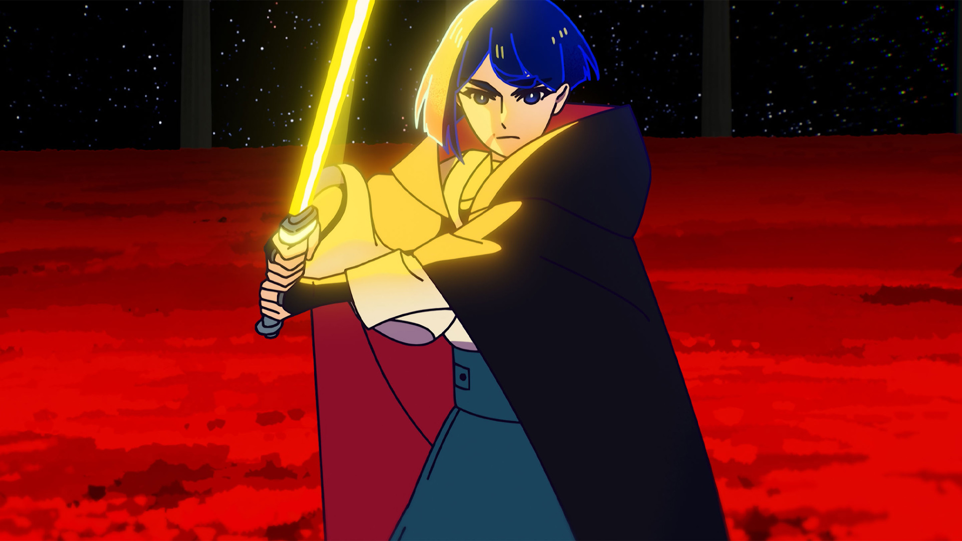 A scene from “The Lost Ones” episode in Star Wars: Visions Volume 3.