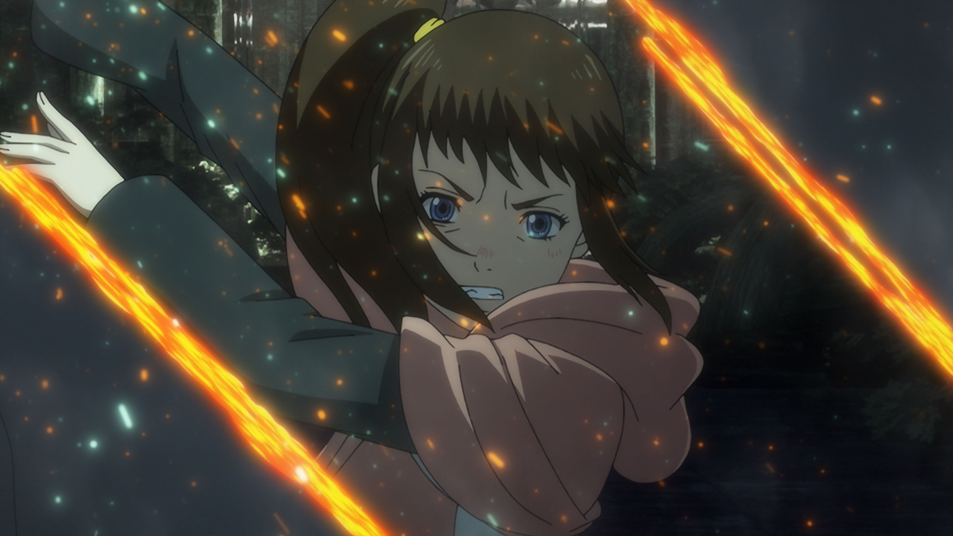 A scene from “The Ninth Jedi: Child of Hope” episode in Star Wars: Visions Volume 3.