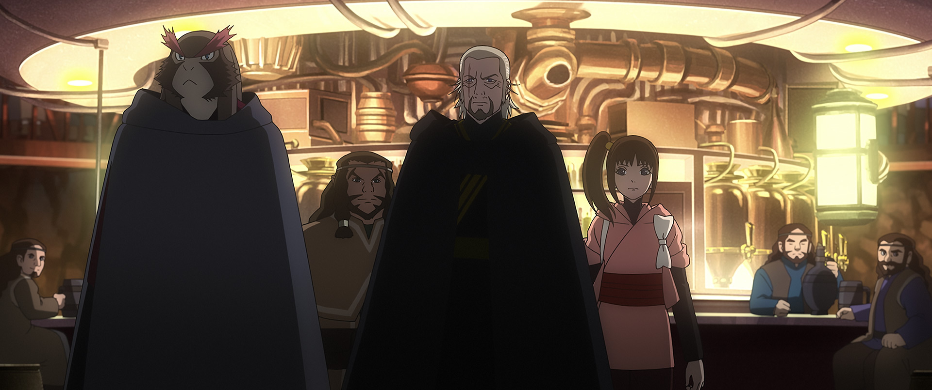 A scene from Star Wars: Visions Presents - The Ninth Jedi