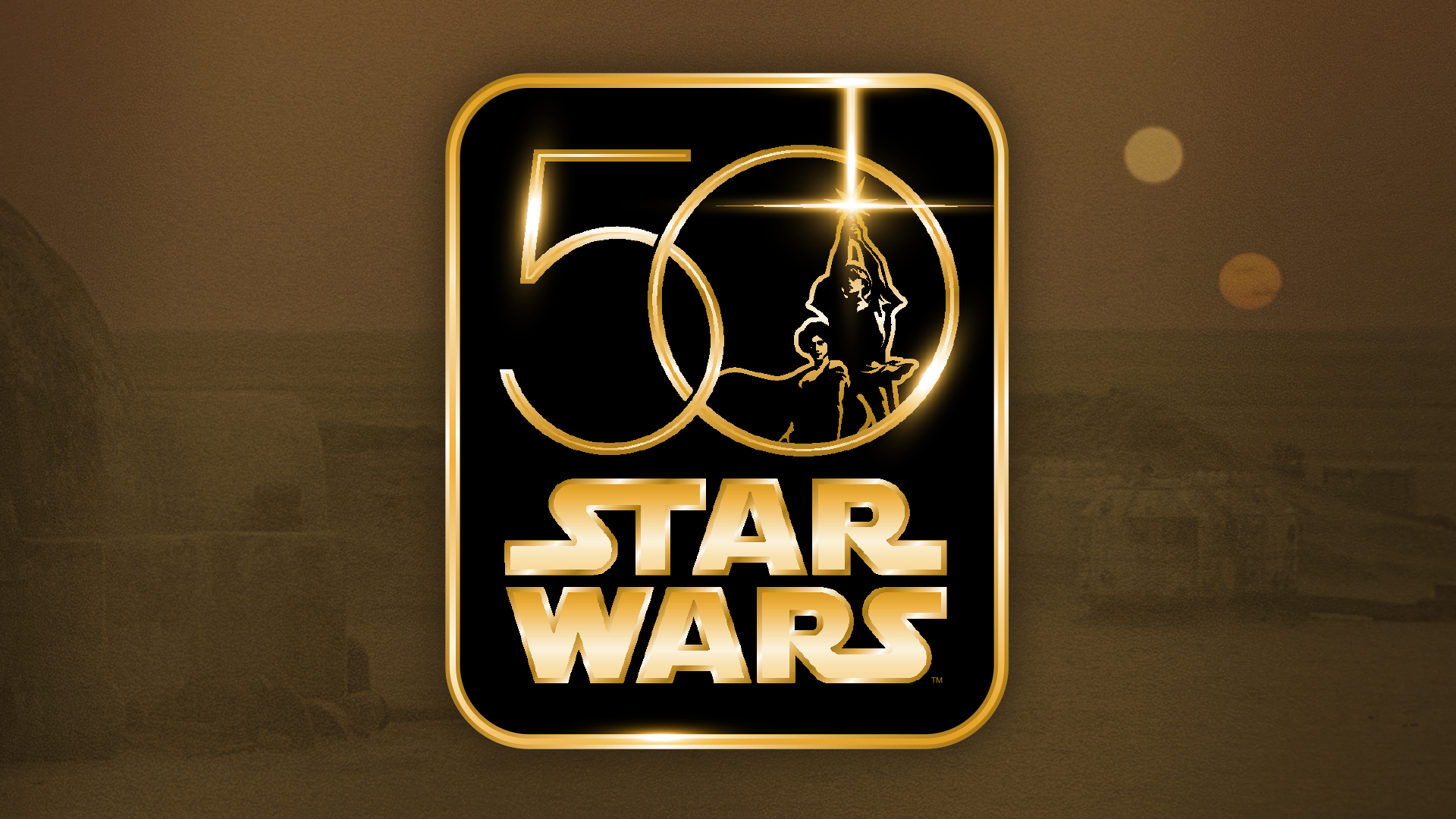 Star Wars 50th anniversary logo