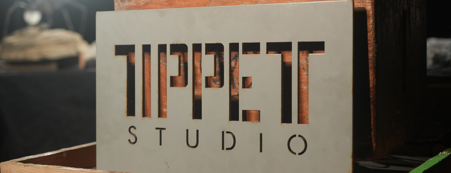 A Tippett Studio sign.