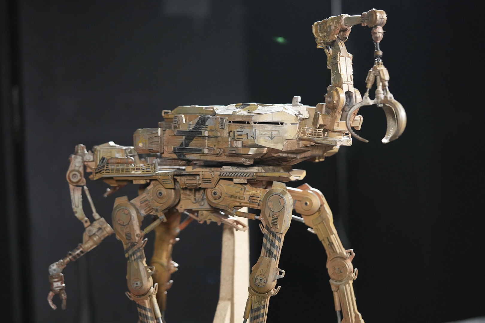 The Imperial scrap walker made by the Tippett Studio crew for The Mandalorian.